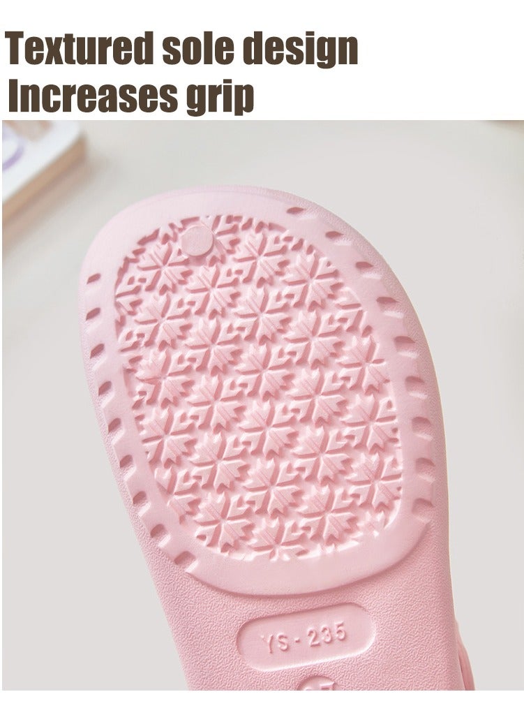 VUCATIN Unisex-Adult Garden Shoes Clogs Slip on Children Sandals Water Shoes for Indoor Outdoor Slides (Pink) - Image 4