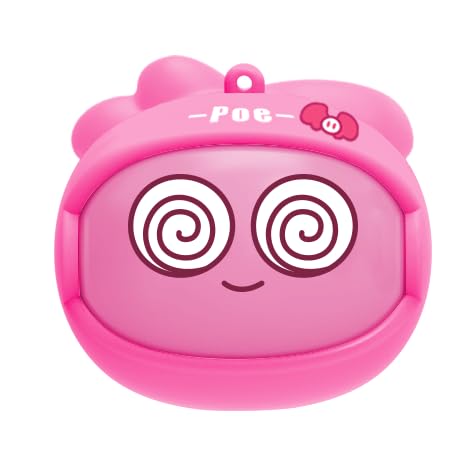 JellieMons PODS Wireless Earbuds for Kids, 3 Changing Faces Motion Sensor Fun Design BT v5.3 USB C Fast Charge Hi-Res Audio 4 Hour Playtime Lightweight Portable Earphones with Loop (JP302PK Pink) - Image 1