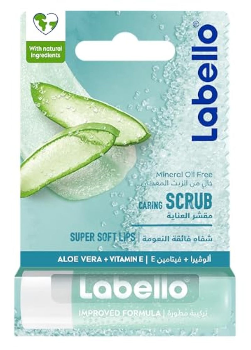 Labello NIVEA Labello Lip Scrub, Lip Caring Aloe Vera & Vitamin E, 4.8g - green - Image 1