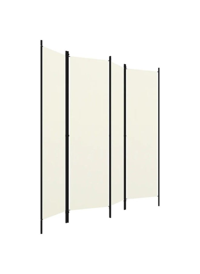 فيداكسل مقسم غرف 4 ألواح كريمي أبيض 200x180 سم  - Image 2