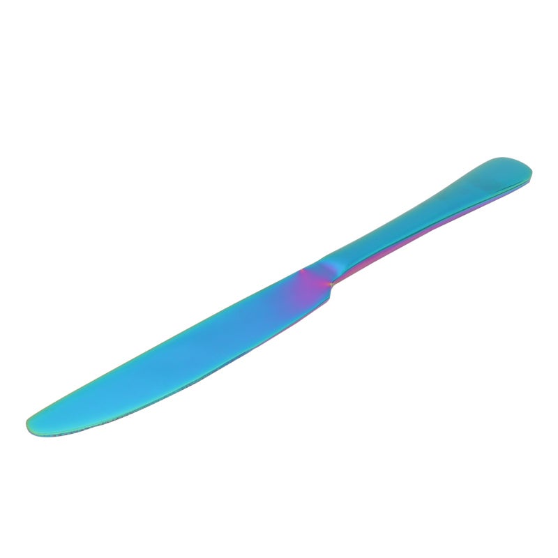 Rainbow Color Stainless Steel Knife - Rust Resistant Eco Friendly Kitchen Utensil for Home Restaurant Wedding Catering Parties - Image 1