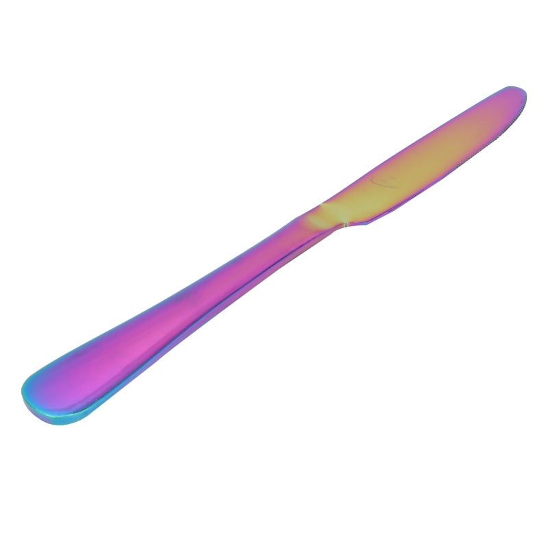 Rainbow Color Stainless Steel Knife - Rust Resistant Eco Friendly Kitchen Utensil for Home Restaurant Wedding Catering Parties - Image 2