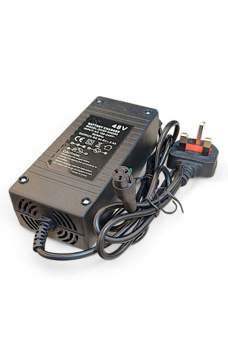 48V Electric Scooter Charger with 3 Outlets, 54.6V=2.0A - Image 2