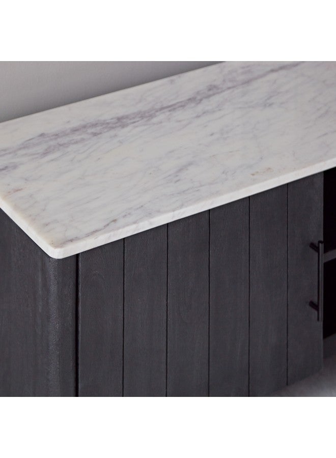 Home Box Fabio Marble Top TV Unit for TVs up to 70 inches 40 x 50 x 160 cm  - Image 5