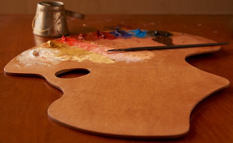 New Wave Art Palette Expressionist Confidant Held in Right Hand - Image 3