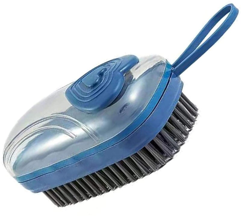 MEZON Cleaning Brush Laundry Brush Automatic Liquid Soap Dispenser Kitchen Cleaning Brush Dishwasher Dish Washing Brush Sponge Holder Multi Color - Image 1