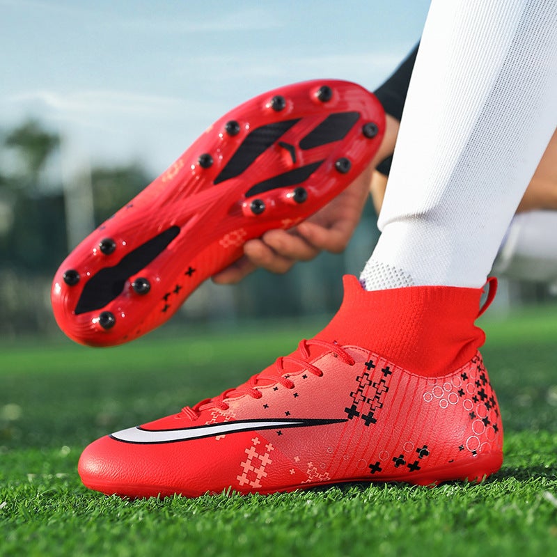 Adult Football Shoes Lace-Up Tf Broken Spikes Teenage Students Professional Training Boys Sneakers Jinjiang Factory - Image 5