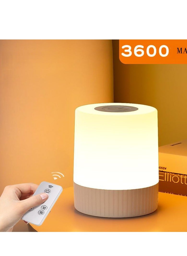 EFUMKE Night light remote control touch charging baby light bedroom touch bedside light emergency camping light convenient three-speed dimming night light brightness adjustment charging atmosphere light - Image 1