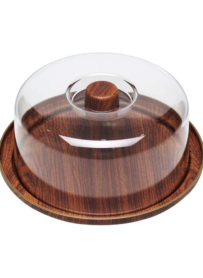 إيفيلين صينية تقديم كيك مع غطاء 28 سم - Image 1