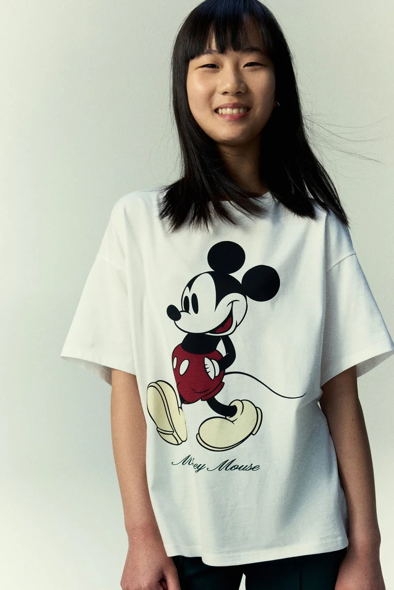 H&M Printed cotton T-shirt