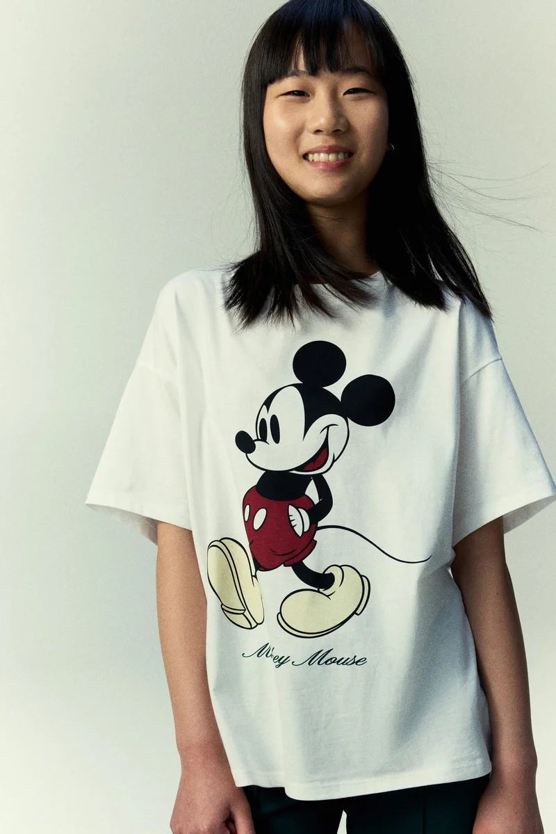 H&M Printed cotton T-shirt