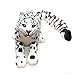BuQueHM 3D Printed Animals 8in Snow Leopard Flexible Articulated 3D Animals for Stress Relief Unique Desk Decor - Image 3