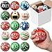 JellyArch 16 Pcs Christmas Stress Ball Bulk 2 Inch Christmas Mini Foam Stress Balls Santa Claus Snowman Cane Relief Toy Motivational Gifts for Party Favors Stocking Stuffers Gift Goodie Bag Fillers - Image 2