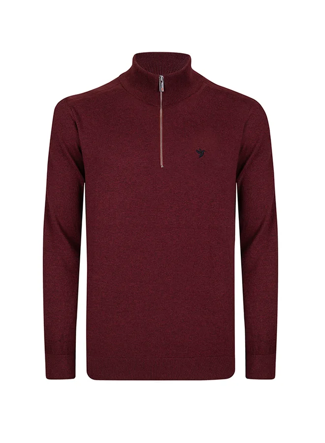 FELIX HARDY Half-Zip Knit Sweater