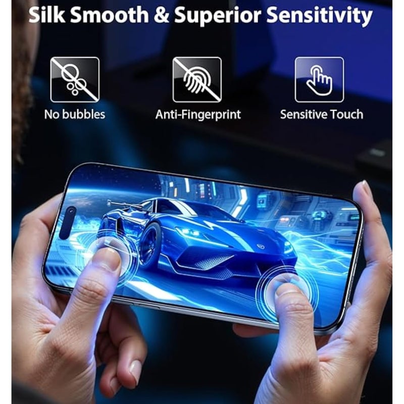 Mobilebies Premium Tempered Glass Screen Protector Guard For iPhone 17 Air/iPhone Air (6.5 Inch,Pack of 1) | HD Clear, 9H Hardness Shatterproof, Edge to Edge Coverage With Easy to installation kit - Image 4