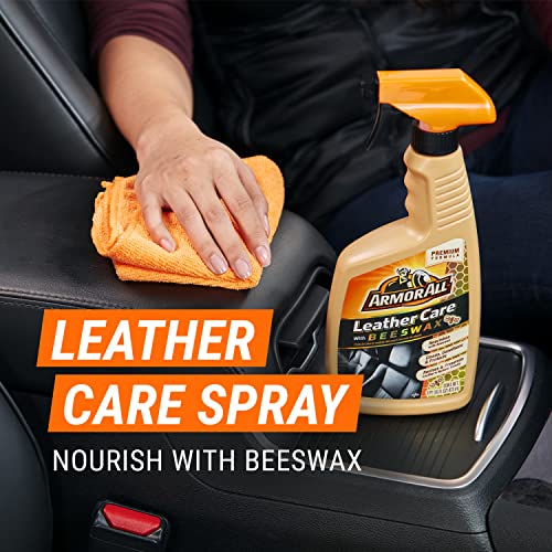Armor All Car Leather Cleaner Spray, Beeswax Leather Care Spray for Cars, Trucks, Motorcycles, 16 Oz Each - Image 4