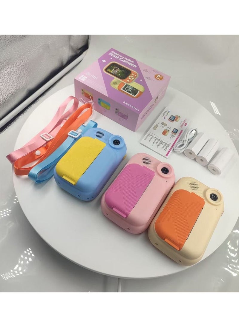 Generic - 3.5-inch 1080p Front And Rear Dual-camera Hd High-definition Thermal Printing The Camera,can Take Photos, Record, Print, Play Games And Listen To Mus - Image 1