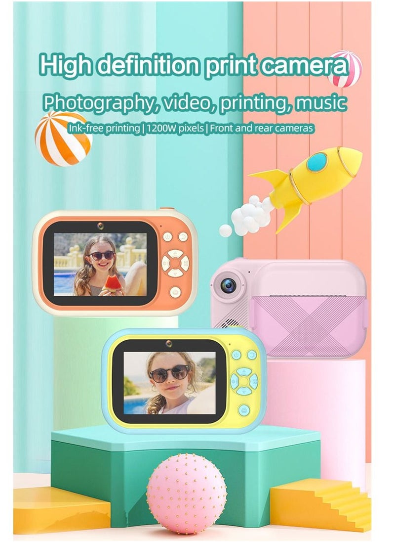 Generic - 3.5-inch 1080p Front And Rear Dual-camera Hd High-definition Thermal Printing The Camera,can Take Photos, Record, Print, Play Games And Listen To Mus - Image 1