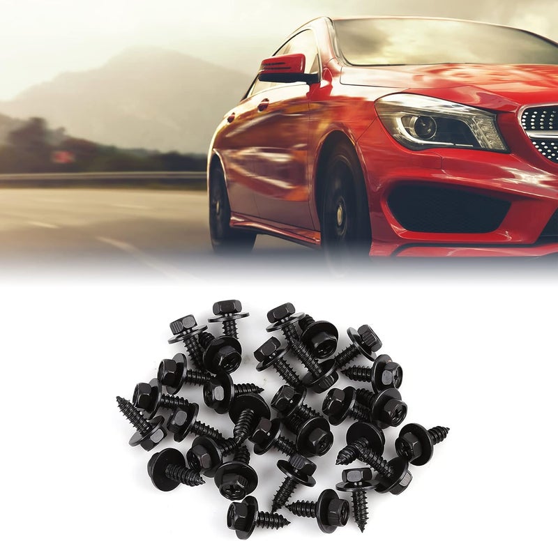 uxcell 30pcs Screw Bolt Retainer Fender Liner Under Cover Screw for Toyota 90159-60498 Hardness boosted processed substance - Image 2