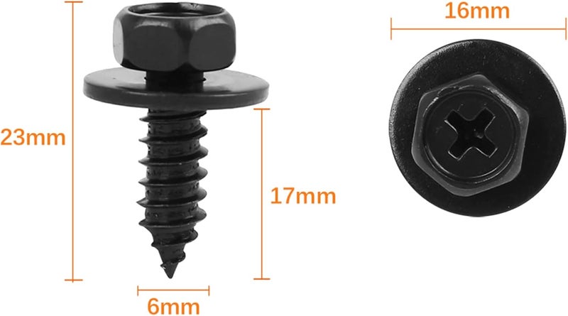 uxcell 30pcs Screw Bolt Retainer Fender Liner Under Cover Screw for Toyota 90159-60498 Hardness boosted processed substance - Image 3