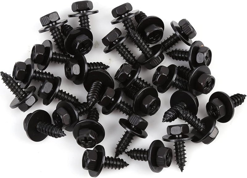 uxcell 30pcs Screw Bolt Retainer Fender Liner Under Cover Screw for Toyota 90159-60498 Hardness boosted processed substance - Image 1