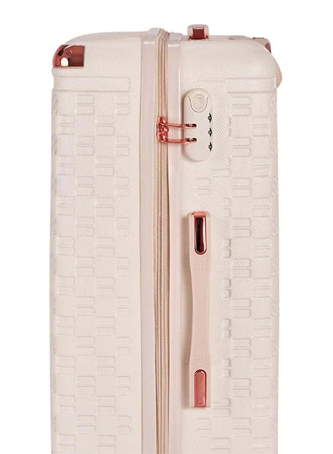 ليمرا طقم شنط سفر مكون من 6 حقائب أمتعة لون بيج بمقاس 32"/28"/24"/20"/15"/12 انش