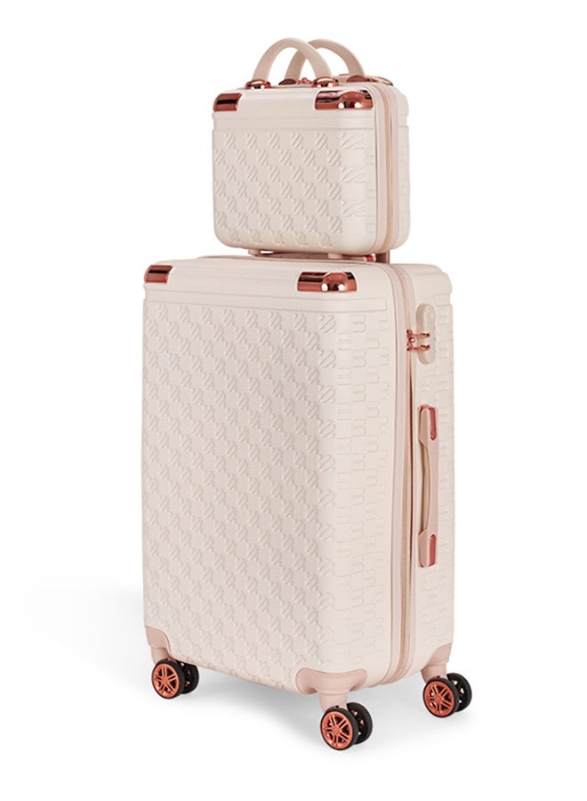 ليمرا طقم شنط سفر مكون من 6 حقائب أمتعة لون بيج بمقاس 32"/28"/24"/20"/15"/12 انش - Image 2