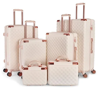 LIMRA A travel bag set consisting of 6 luggage bags Beige color, size 32"/28"/24"/20"/15"/12 inches