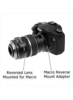 77mm Macro Reverse Mount Adapter, for Canon EOS 1D, 1DS, Mark II, III, IV, 1DC, 1DX, D30, D60, 10D, 20D, 20DA, 30D, 40D, 50D, 60D, 60DA, 5D, Mark II, Mark III, 7D, Rebel XT, XTi, XSi, T1, T1i - pzsku/Z00CE7A7CAE76402F588FZ/45/_/1683873583/5cc2236f-35e9-4c2c-8e95-af324271ae98