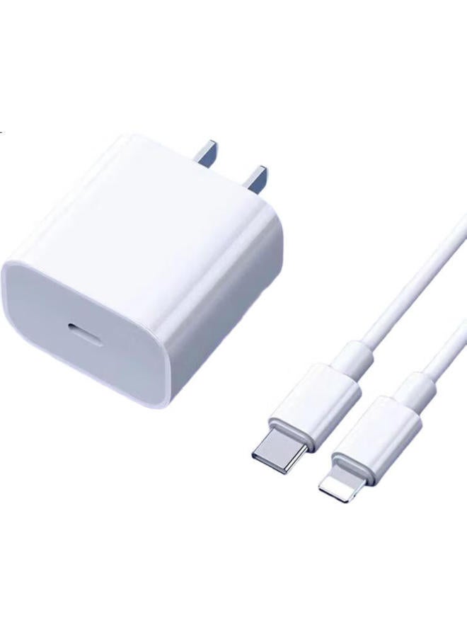 Stiger Apple 15/16 Charger, 30W Fast Charging Headset, Iphone 14 Pro/Pro Max Charging Head, Data Cable 1.5M Set, Suitable For Iphone 13 Series And Ipad Pro - Image 1