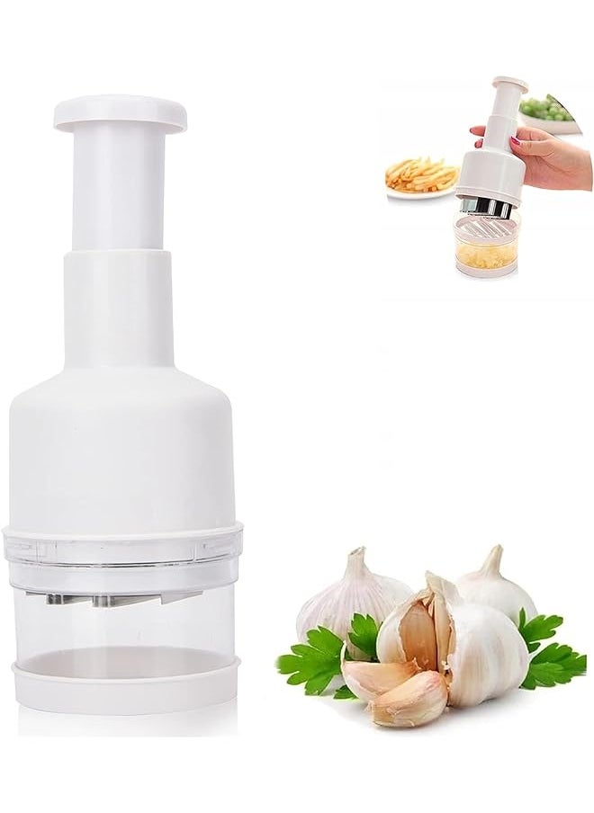 Food Chopper Vegetable Chopper Hand Chopper Dicer Manual Hand Chopper Onion Garlic Mincer Pressing Vegetable Fruit Cutter Slice Kitchen Garlic Hand Press Chopper Cutter Onions White - pzsku/Z00CEA18FA8153E034E98Z/45/_/1718350013/ca8c68d9-3e0f-4283-92a3-eccddb1bcd92