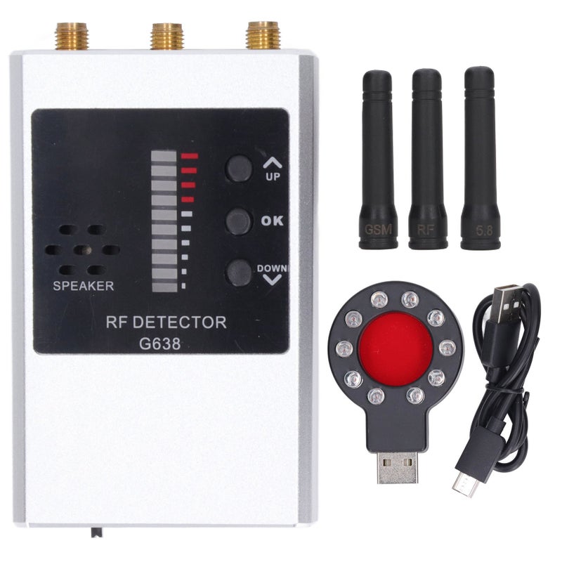 Multifunctional Detector RF Signal Scanner Camera Lens Magnetic Field GPS Tracer Tester Built in Battery - Image 1