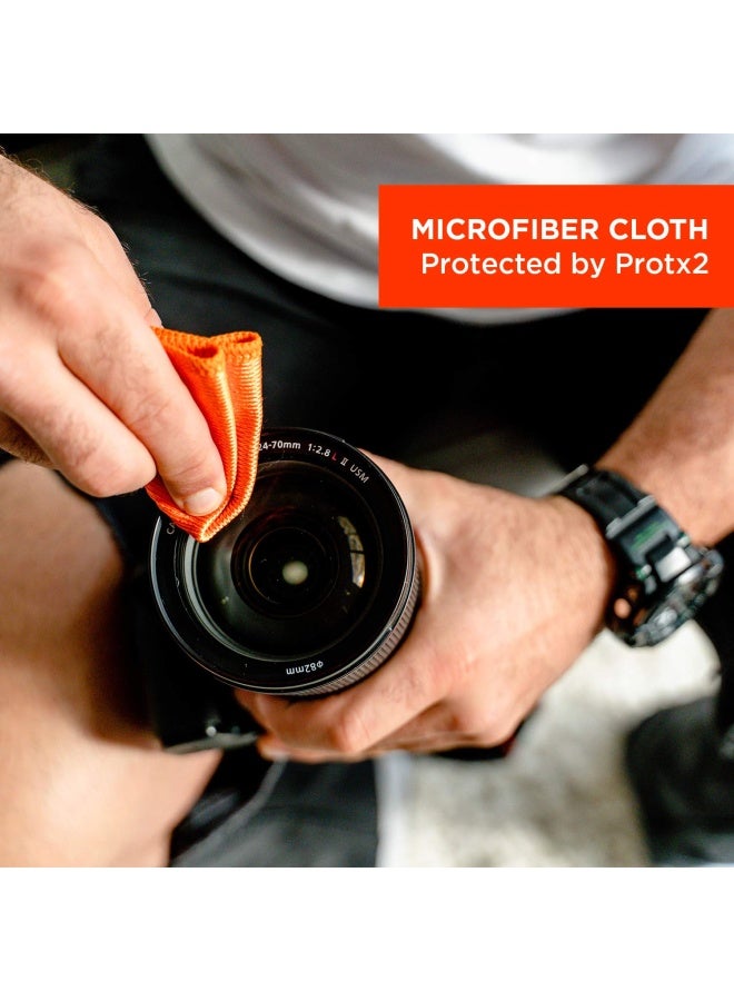 WHOOSH! Microfiber Cleaning Cloth, 6 Pack, Glasses and Screen Cleaning Cloth, Suitable for Car Screen, Computer, Laptop, iPad, MacBook, Smart Phone, Monitor, Eyeglasses, Watches (6 x 6 Inch), Grey - Image 4