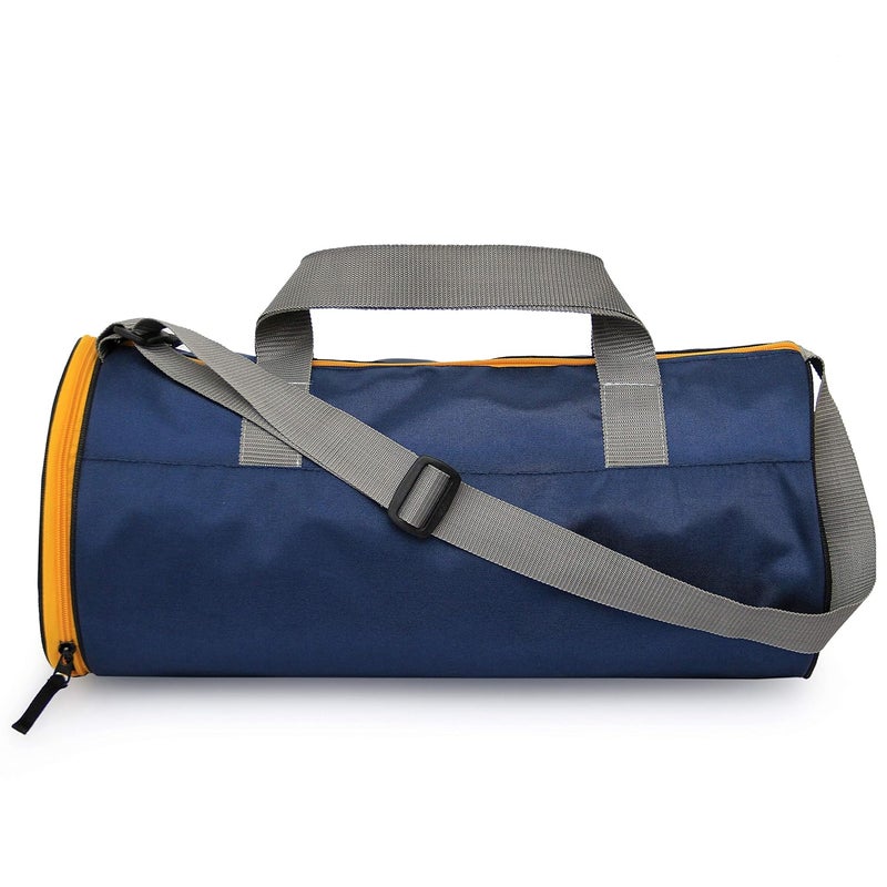 SFANE Polyester 23 cms Duffle/Shoulder/Gym Bag for Men & Women with Separate Shoe Compartment (Navy Blue) - Image 2