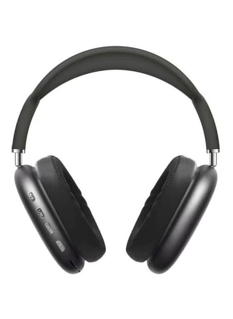 🎧 P9 Bluetooth Wireless Over-Ear Headphones with Built-in Microphone – Foldable Stereo Headset with Long Battery Life, Noise-Isolating Cushions, Clear Hands-Free Calling & Music – Compatible with Smartphones, Laptops, Tablets – Black/Silver