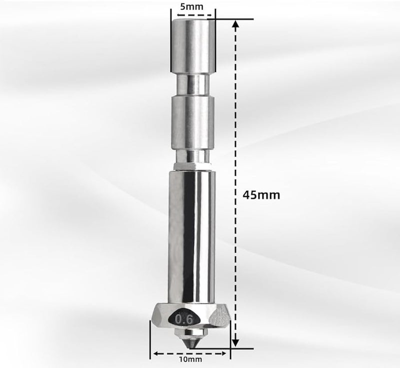 فوهة سريعة التبديل ثنائية المعدن 3 قطع 0.8 مم فولاذ مقوى لأجزاء طابعة ثلاثية الأبعاد Anycubic Kobra 3 MAX كومبو - Image 5