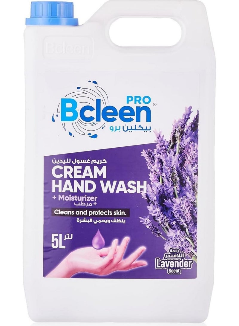 بكلين غسول اليدين الكريمي مع مرطب برائحة اللافندر 5 لتر - Image 1