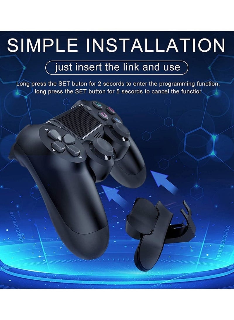 Generic - PS4 Controller Paddles Strike Pack for Playstation 4 Controller, Back on Attachment/Turbo Function FPS/Customization Mapping ons/Audio Jack - Image 1