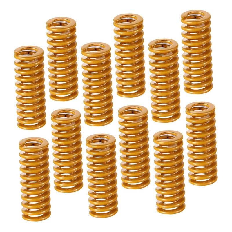 12pcs Printer Spring Replacement Steel Springs for Leveling Hot Beds Sturdy for Enhanced Stability and Performance - Image 1