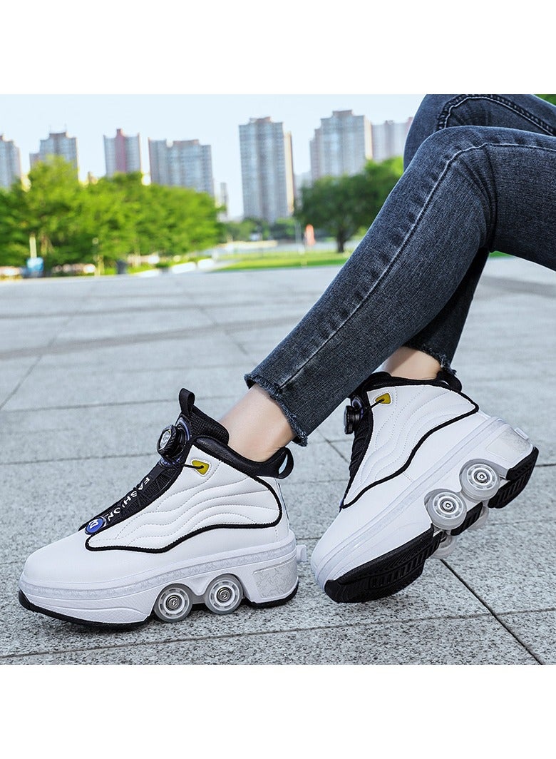 Loquat Roller Skates Shoes with Wheels - Image 3