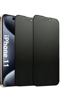 MIGOFAST IPhone 11 Matte Privacy Ceramic Screen Protector Film   Matte, Anti-Spy  Full Adhesive, Flexible  Not Glass  Anti-Spy Full Adhesive Flexible Film  - Image 1