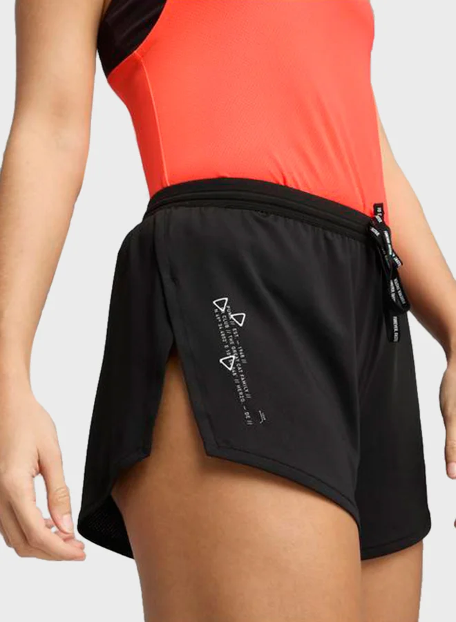 PUMA 3" Running Knitted Shorts