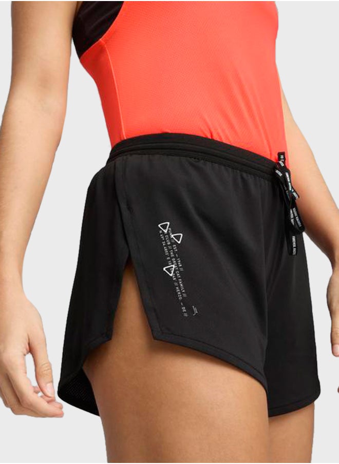 PUMA 3" Running Knitted Shorts  - Image 3