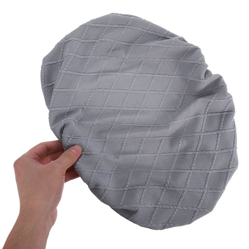4pcs Rectangle Stool Covers With Elastic Removable Chair Protectors For Vanity Stool Protective Cover For Kitchen Dining Room Chairs - Image 3