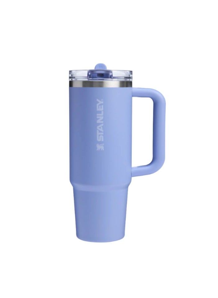 ستانلي كوب ستانلي كوينشر H2.0 فلوستيت الاصلي مختوم ، معزول بتفريغ الهواء فولاذ مقاوم للصدأ مع غطاء وشفاطة للمياه أو الشاي المثلج القهوة وعصير السموذي , 12ساعة بارد و 6 ساعات ساخن, 1.18 لتر - Image 2