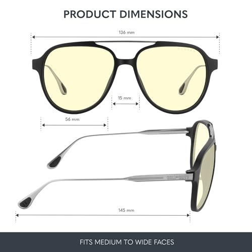 GUNNAR Gaming Glasses Call of Duty Ghost Mercury Amber Lens Blue Light Blocking Relieve Dry Eye - Image 3