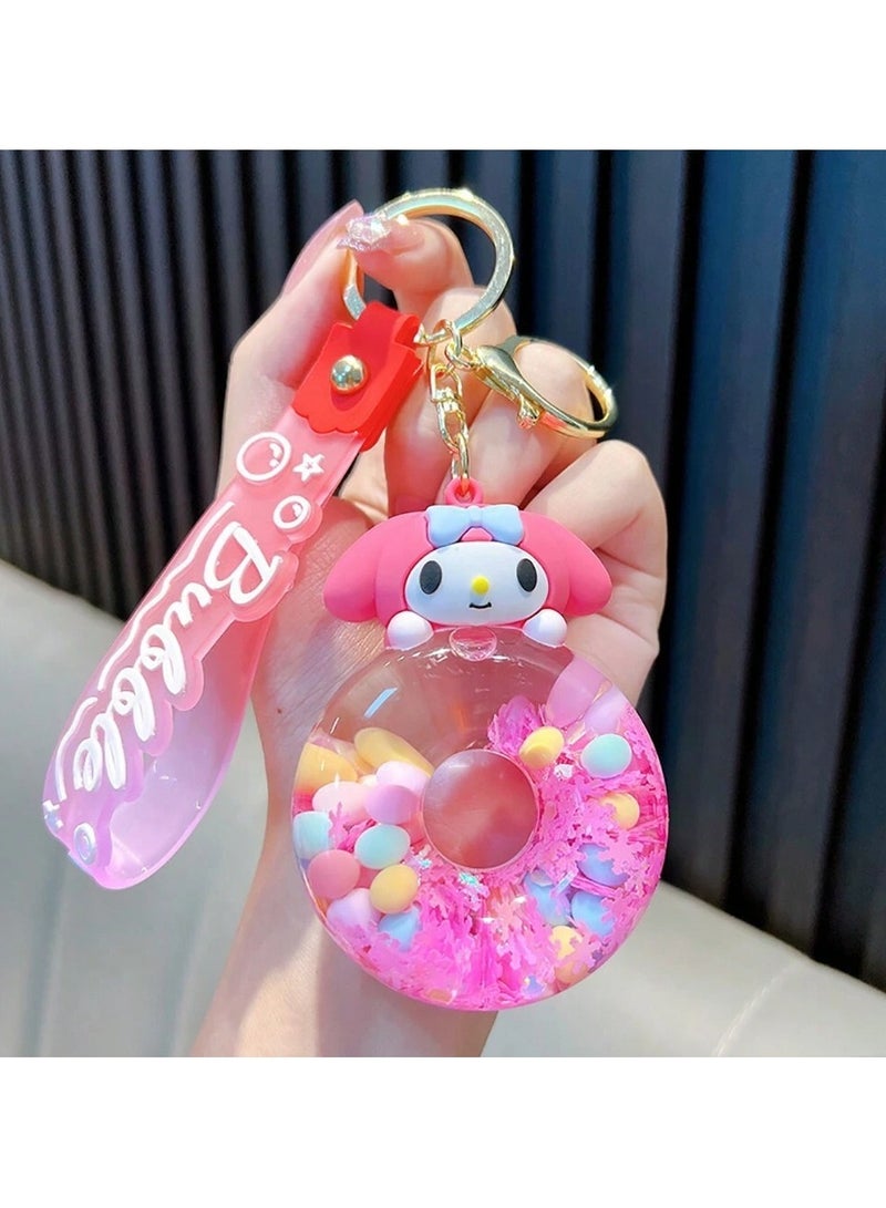 سلسلة مفاتيح بتصميم شخصية سانريو تضيف لمسة مرحة على المفاتيح أو الحقائب قطعه واحده