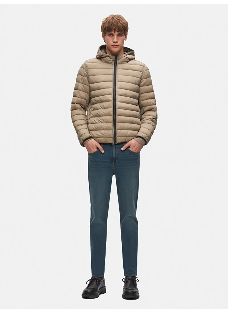 إل تي بي Hooded Plain Green Jacket