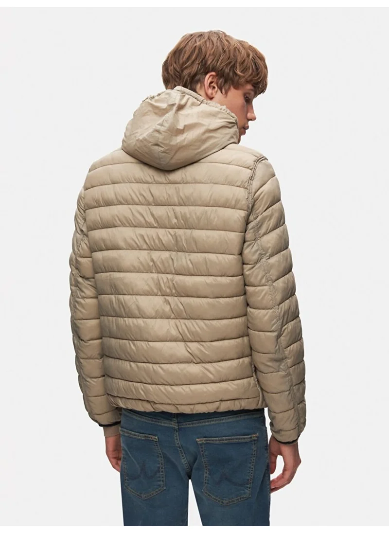 إل تي بي Hooded Plain Green Jacket