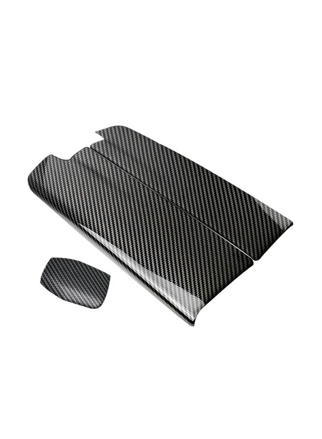Carbon Fiber Texture Center Armrest Box Cover For 2010 2015 E Class W212 Interior Upgrade - Image 4